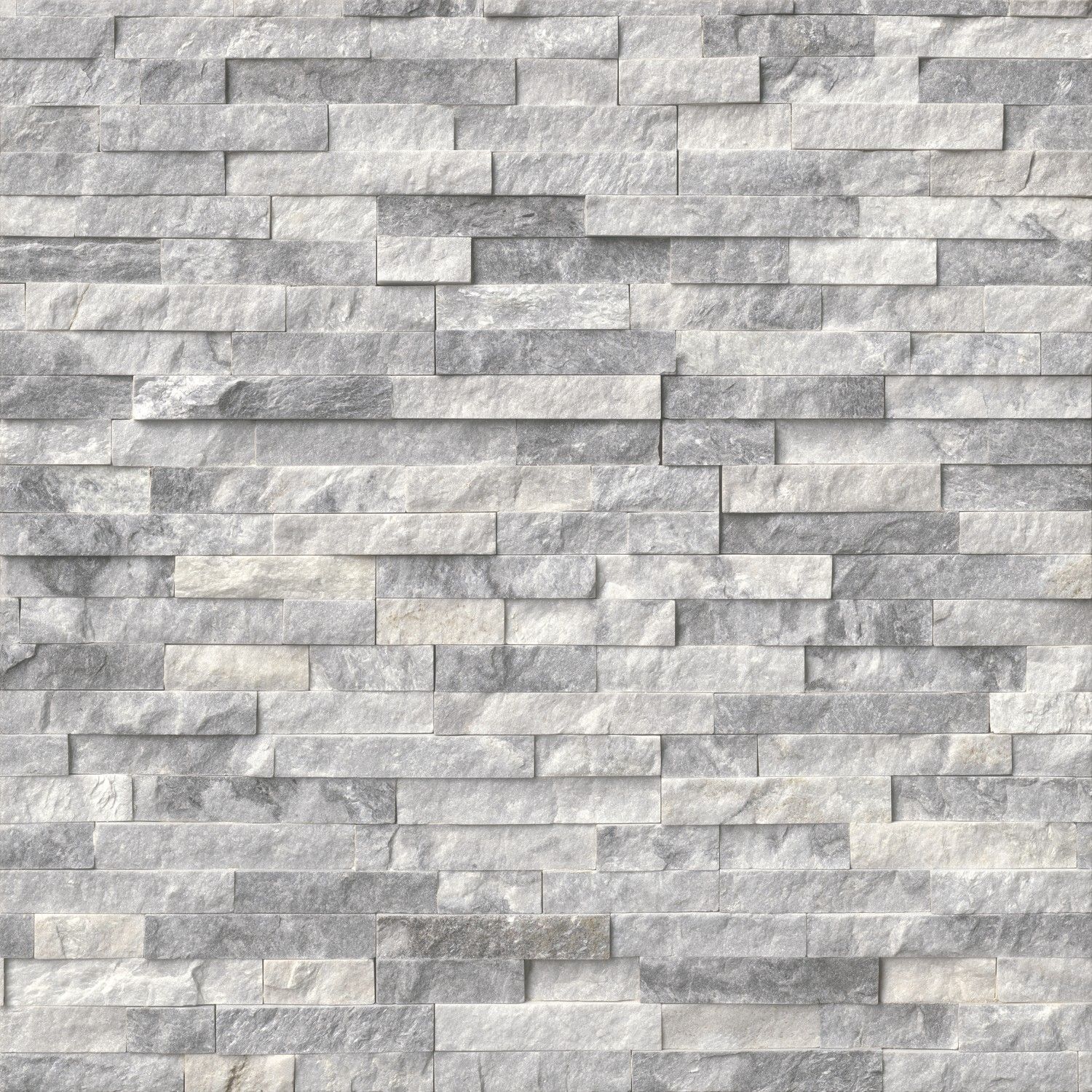 Wall Tiles Alaska Gray-Light Splitface 6" x 24"