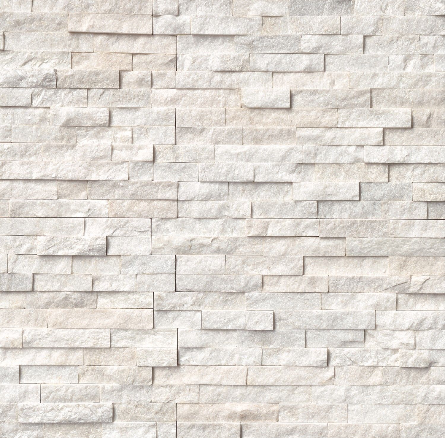 Tuiles murales Arctic Blanc-Froid Splitface 6" x 24"