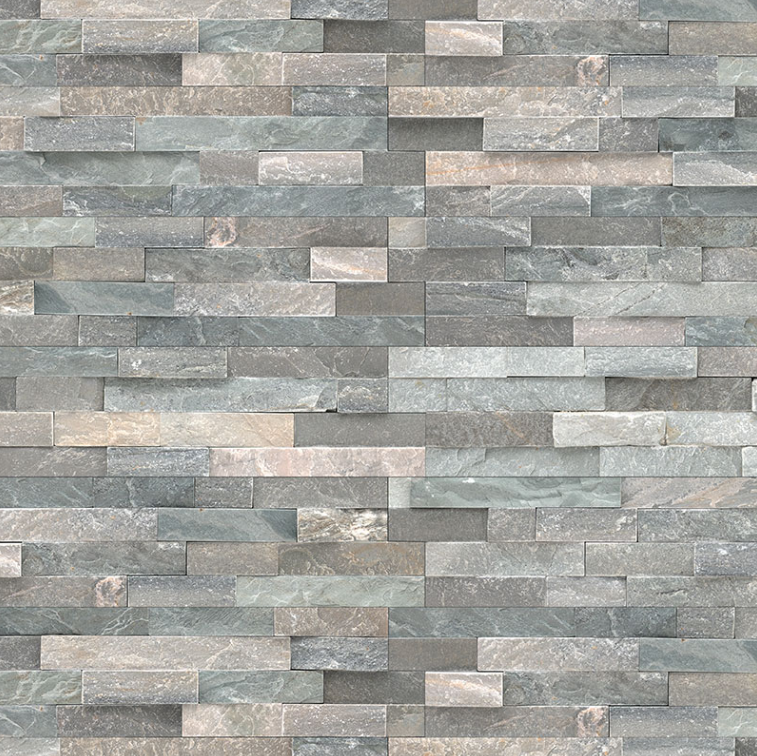 Tuiles murales RockMount Sierra Blue Splitface 6" x 24"