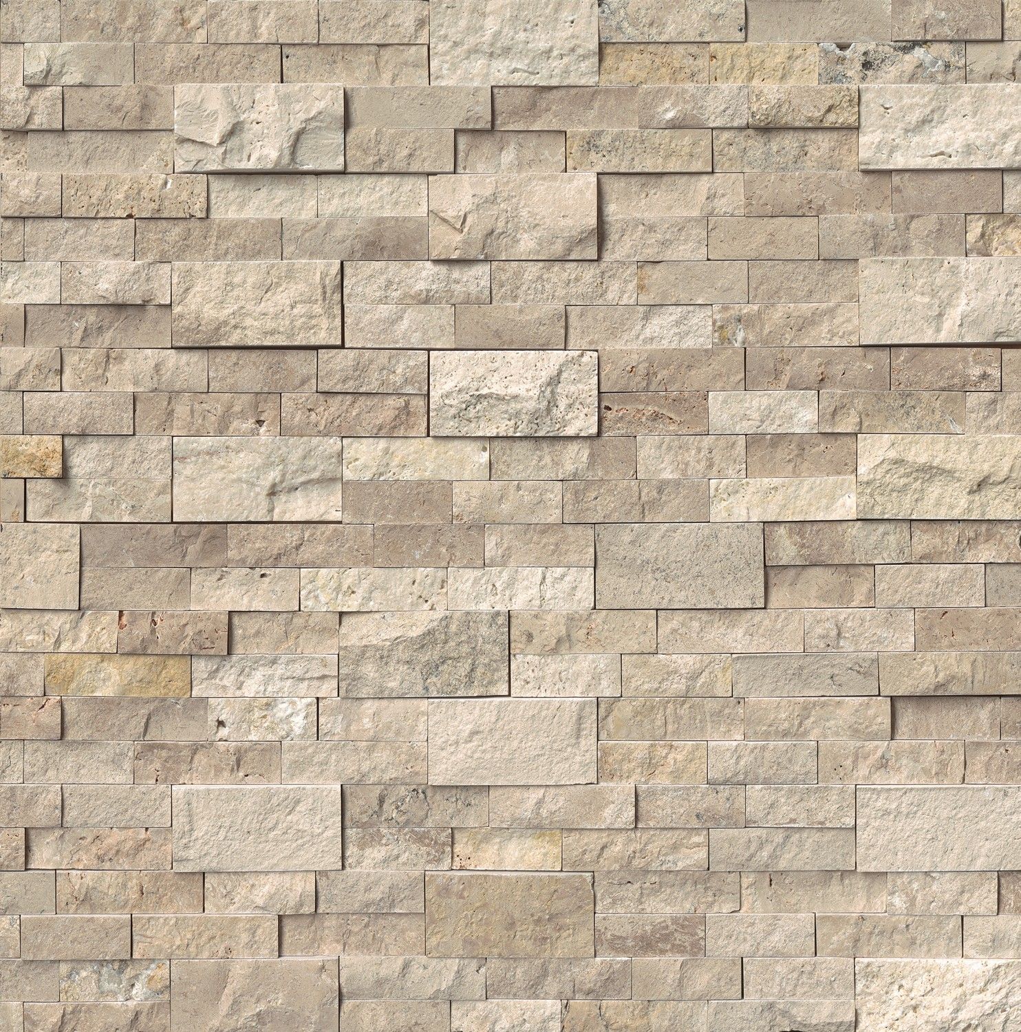 Tuiles murales Roman Beige Splitface 6" x 24"