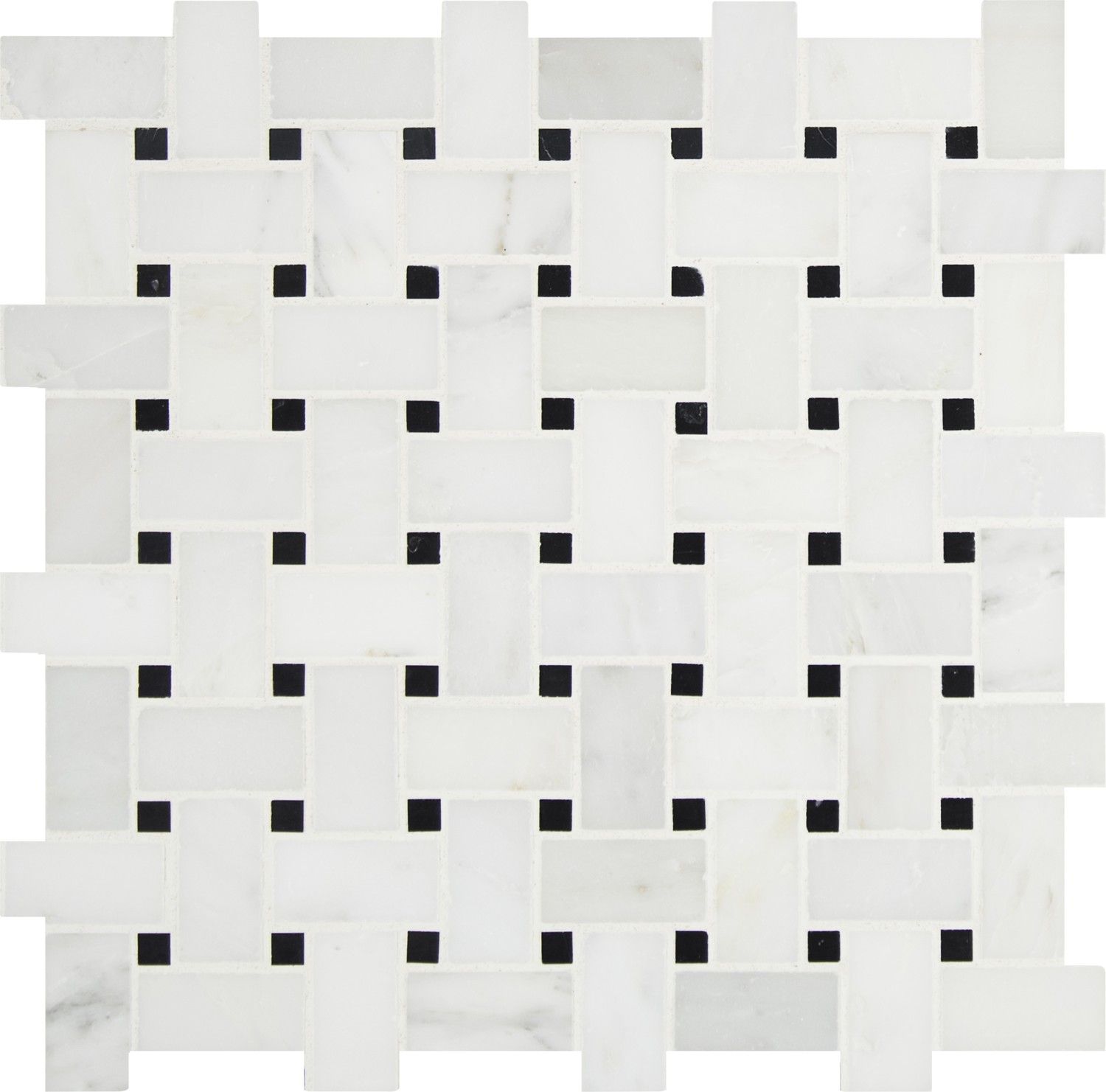Mosaic Arabescato Carrara White-Cool Honed 12" x 12"