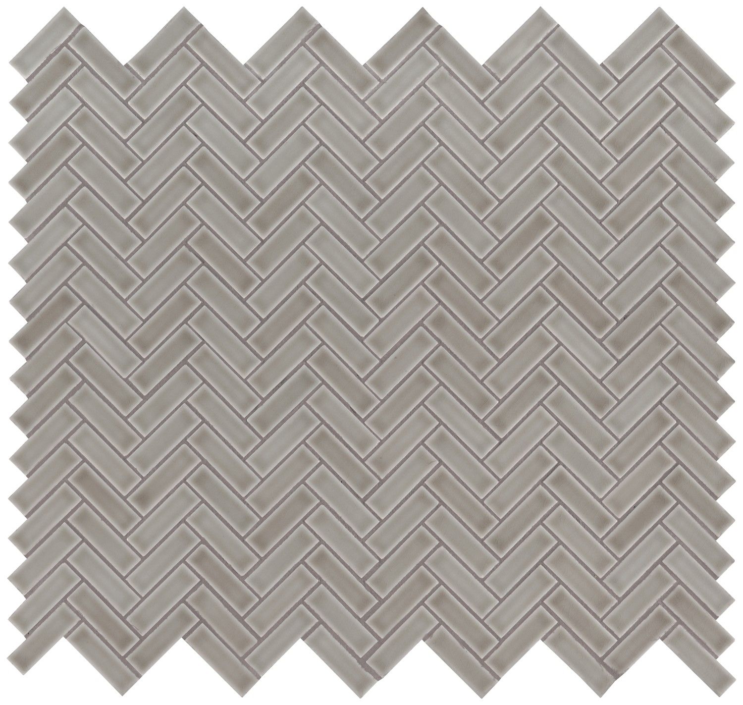 Mosaic Dove Gray-Light Glossy 11-1/2" x 12-1/2"