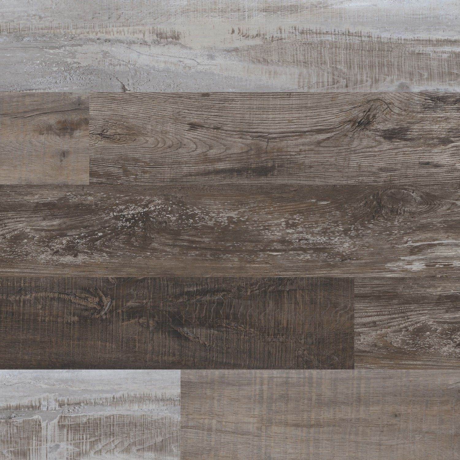 Planches de vinyle Prescott Weathered Brina Click Lock 7" x 48"