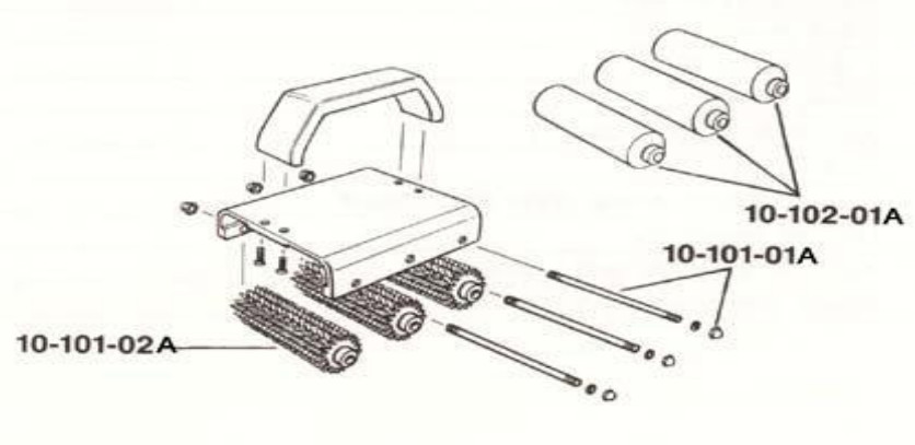 Shaft and Nuts for 10-101