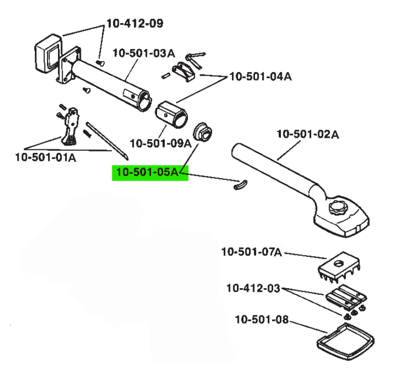 Collar and Retaining Key for 10-501 GT