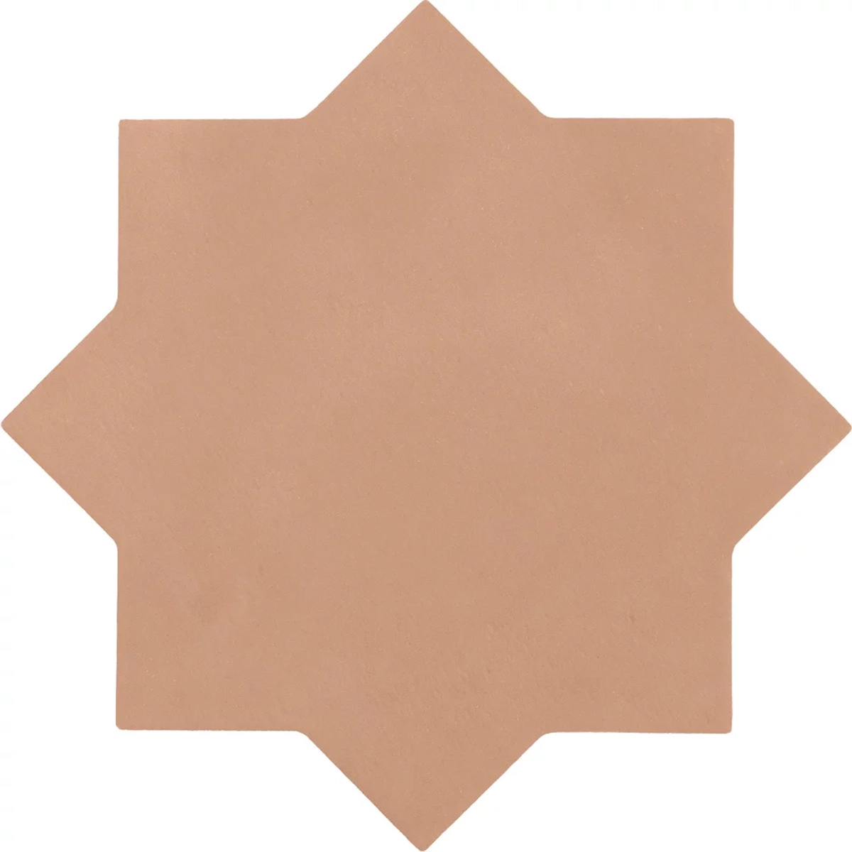 Mosaïque Kasbah star Terracotta mat 6.5" x 6.5"