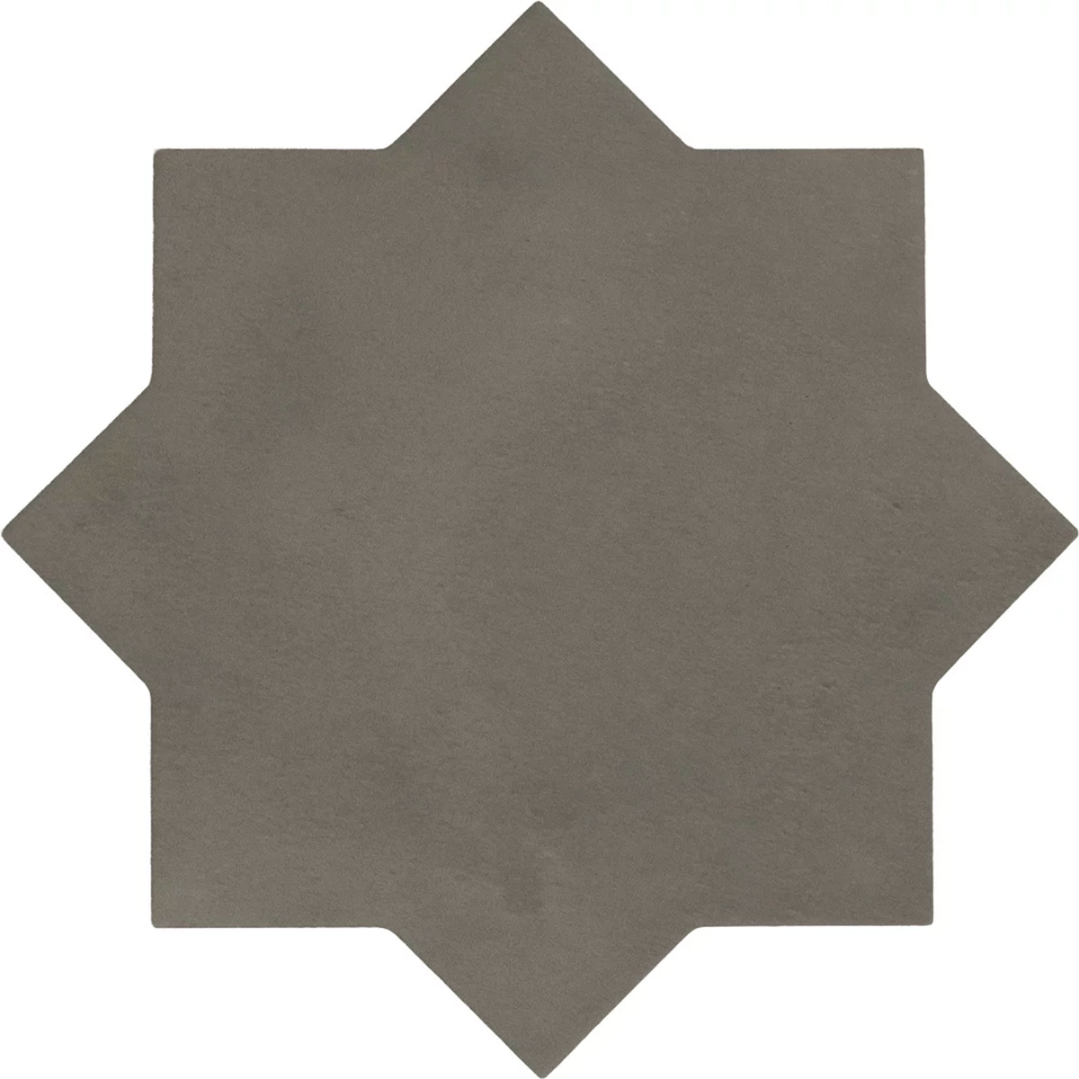 Mosaic Kasbah Star Mud Matte 6.5" x 6.5"