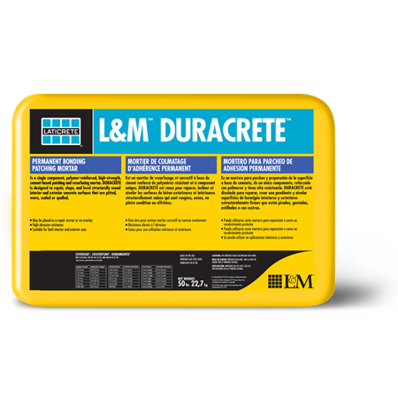 L&M Duracrete Cement-Based Patching and Resurfacing Mortar 50 lb