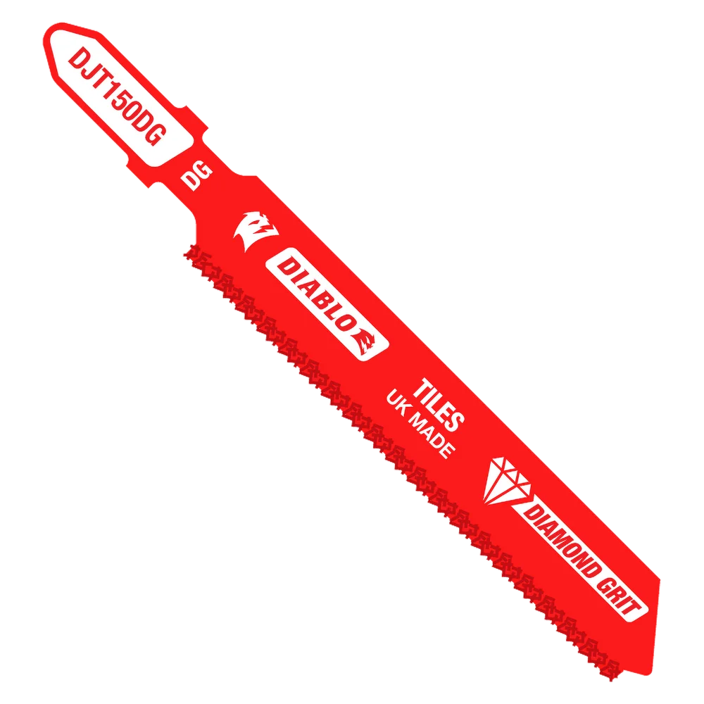 T-Shank Jigsaw Blade Diamond Grit for Hard Tiles 3-1/4"