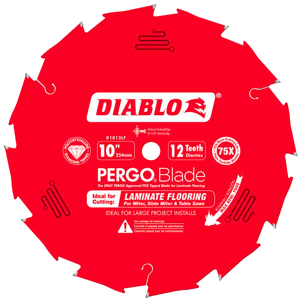 Laminate Flooring Saw Blade PergoBlade 12 Tooth 10"
