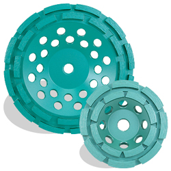 P4 Concrete & Masonry Cup Wheel, Double Row 5" x 5/8"-11"