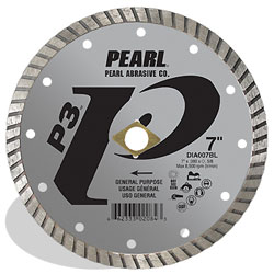 P3 Gen. Purpose Flat Core Turbo Blade, 12mm Rim 4" x 0.070" x 20mm, 5/8"