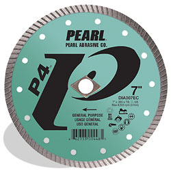 P4 Gen. Purpose Flat Core Turbo Blade, 12mm Rim 7" x 0.080" x 5/8"