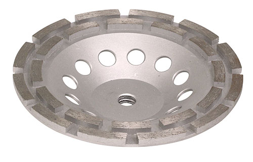 P1 EXV Double Row Cup Wheels 4" x 5/8" x 11"