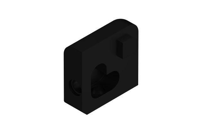 JOLLY Outside Corner 90° Aluminum Black 3/8" (10 mm)