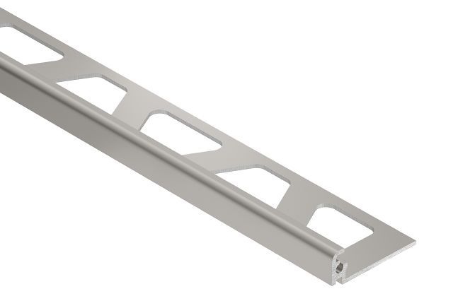 JOLLY Wall Tile Edge Trim Aluminum Classic Grey 3/8" (10 mm) x 8' 2-1/2"