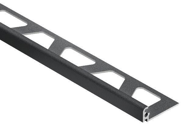 JOLLY Wall Tile Edge Trim Aluminum Dark Anthracite 3/8" (10 mm) x 8' 2-1/2"