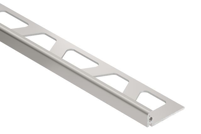 JOLLY Wall Tile Edge Trim Anodized Aluminum Satin 7/16" (11 mm) x 8' 2-1/2"