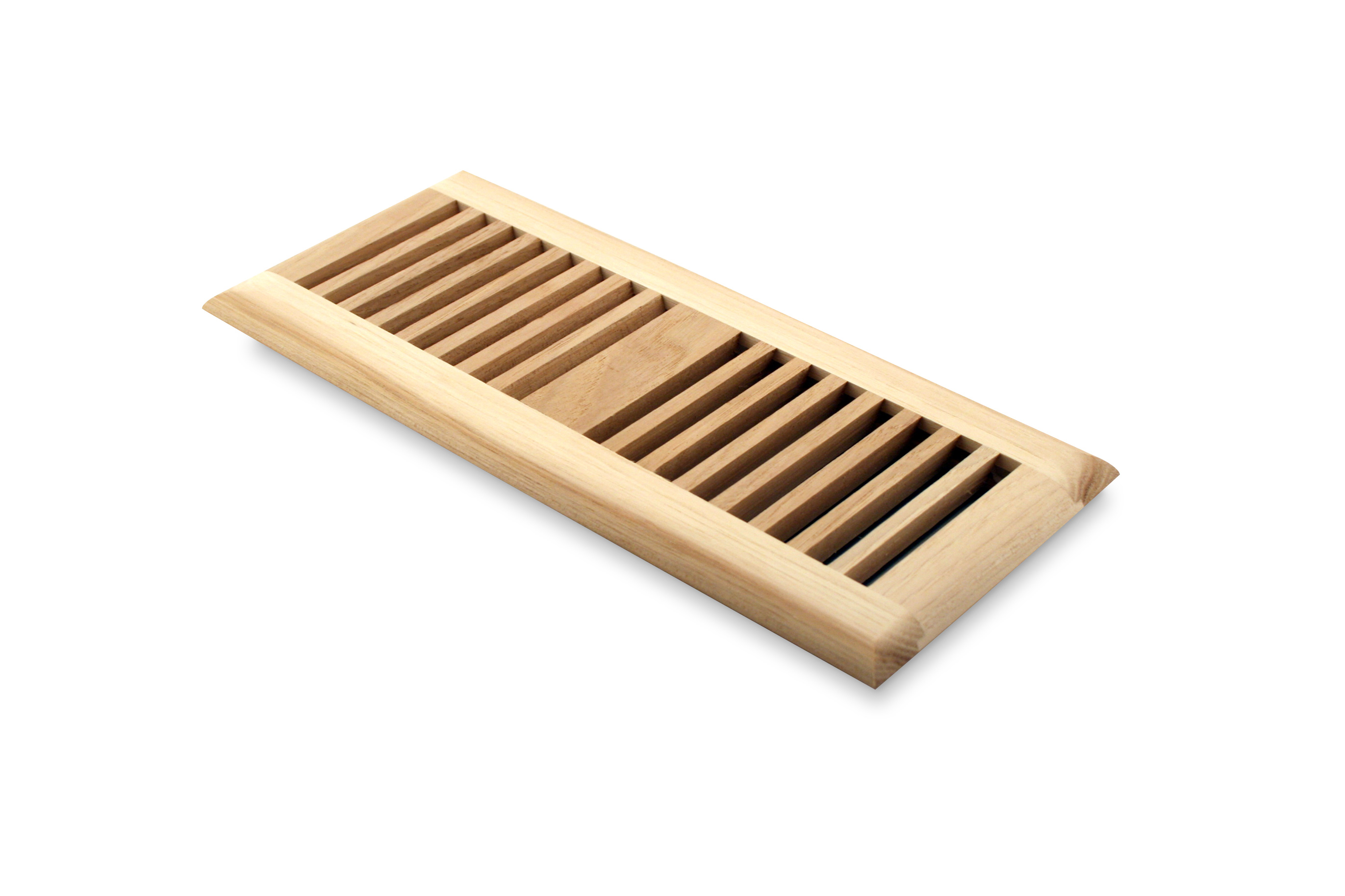 Trappe de ventilation de surface Chêne blanc Non fini 10" x 4"