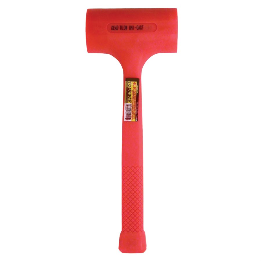 Marteau anti-rebond Tooltech Xpert en caoutchouc rouge 3 lb