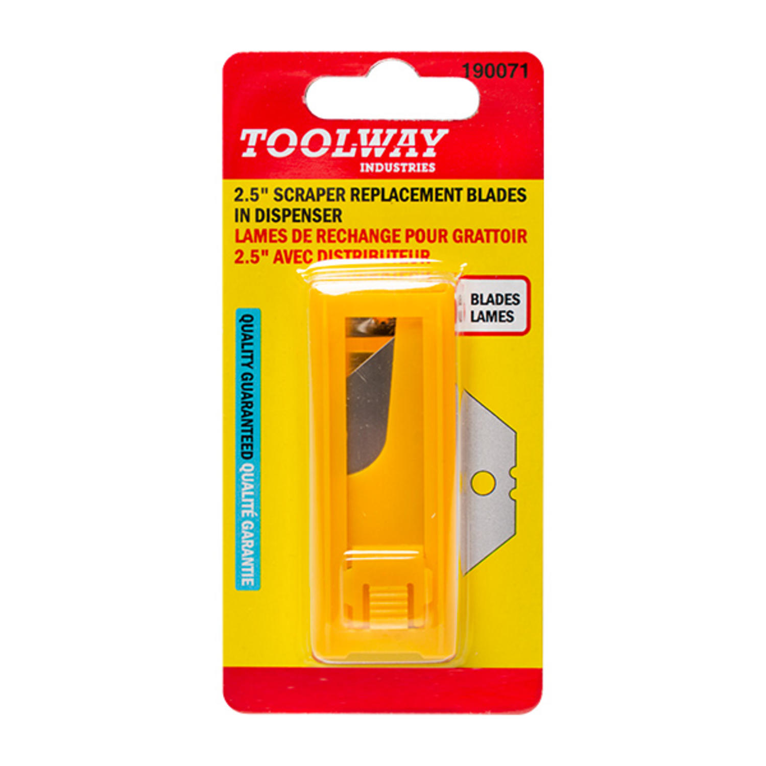 Utility Knife Blade 5-Piece Tooltech Xpert with Dispenser 2-1/2"
