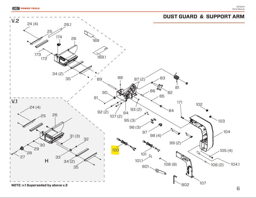 Power Cord for iQTS244