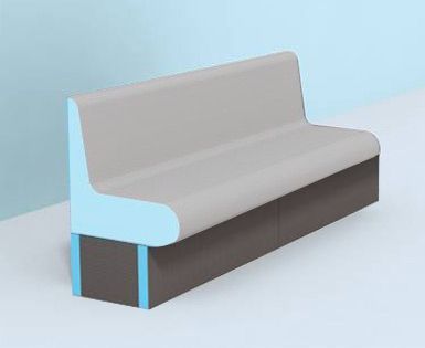Shower Bench Carrier Sanoasa Comoda Straight Finish 19-11/16" x 39-3/8" x 9-7/8" (Base Only)