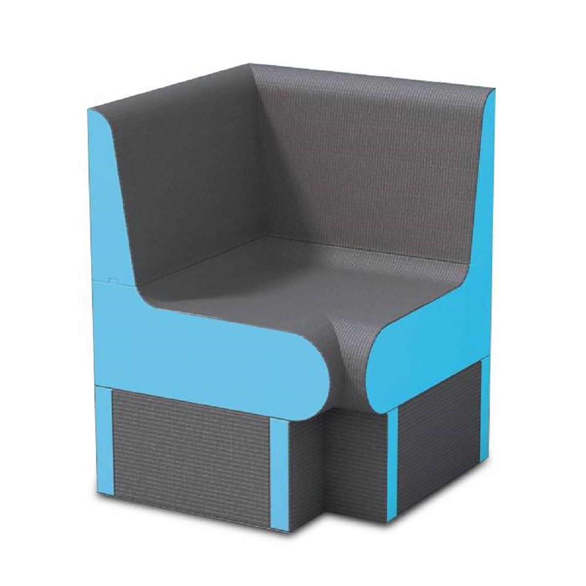 Shower Bench Corner Sanoasa Comoda Straight 90° 19-11/16" x 25-5/8" x 24-7/16"