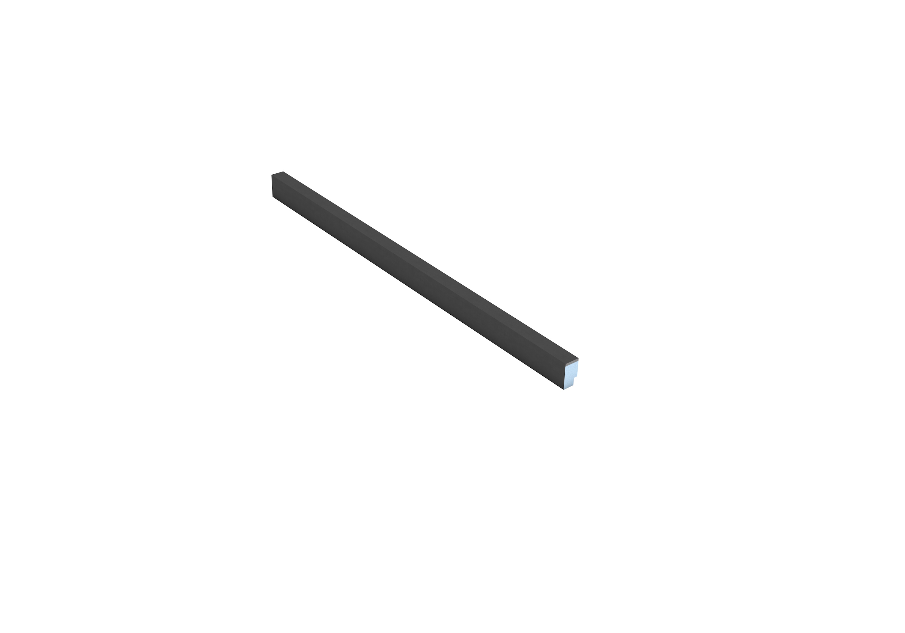 Shower Curb Anchor Track 2" x 3.5" x 60"