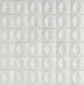 Wall Tiles Gleeze Bianco Egg 3D Glossy 3-15/16" x 3-15/16"