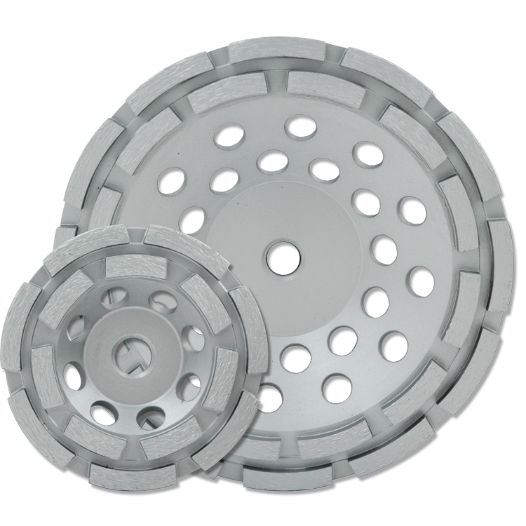 Double Row Cup Wheel - 4" x 5/8" - 11
