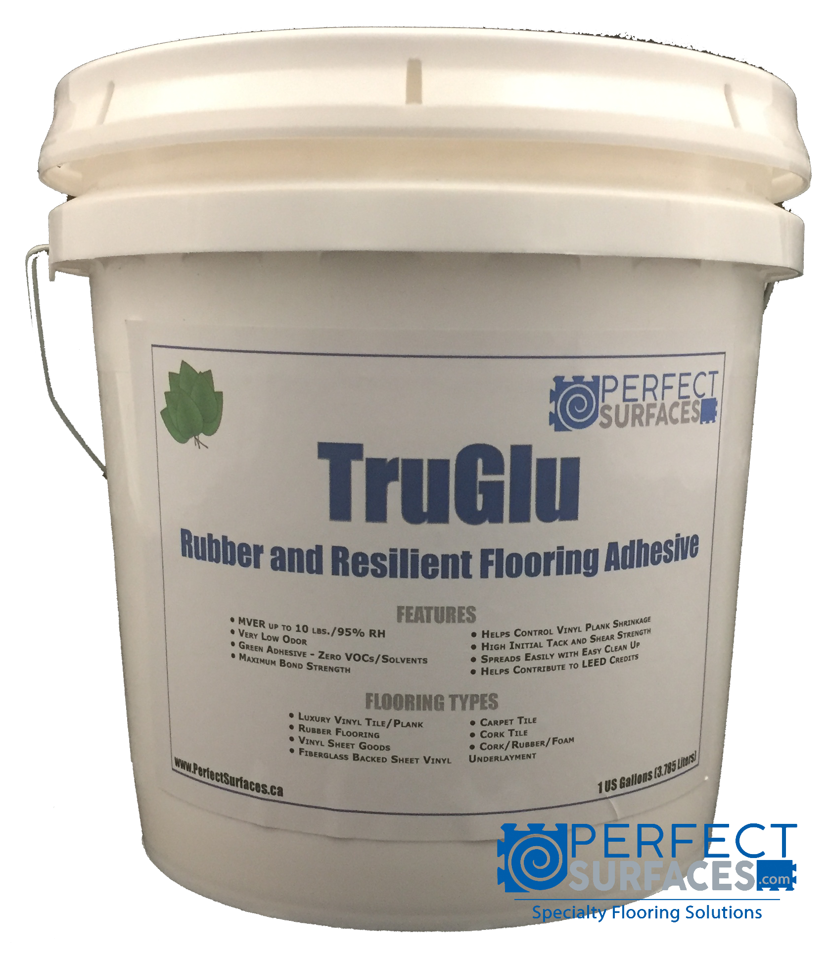 TruGlu Resilient & Rubber Flooring Adhesive 3.79L