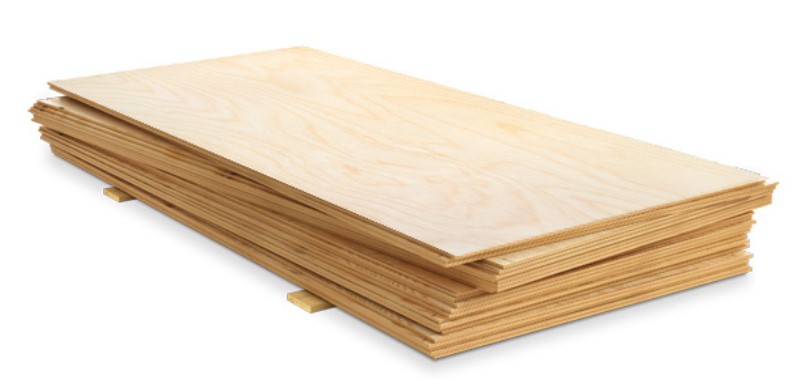 Plywood Underlay 4' x 8' x 5 mm