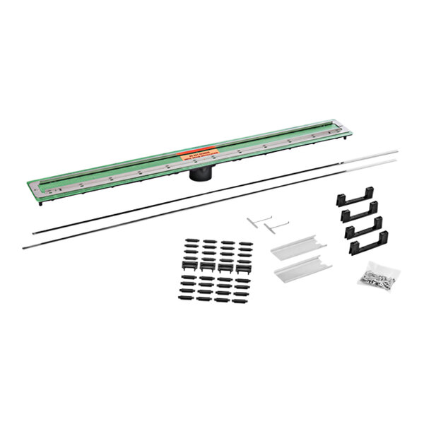 Shower Linear Drain 64" to 72" Kit QucikDrain ShowerLine PVC 2" without Drain Cover