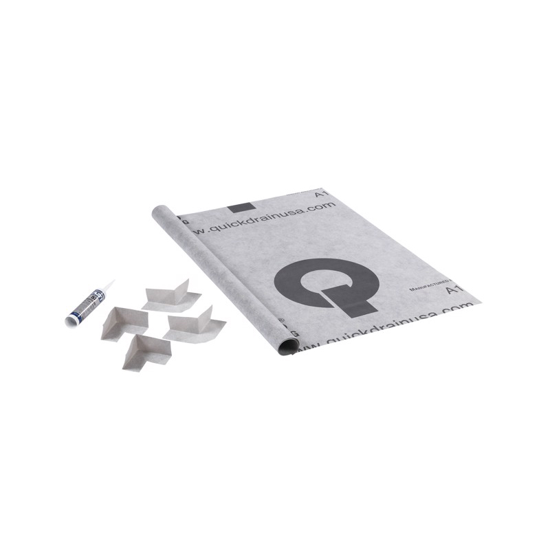 Shower Waterproofing Membrane Kit QuickDrain ShowerLine 78" x 88" - 0.6 mm (47.67 sqft)