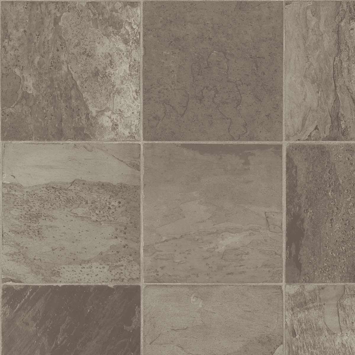 Vinyl Sheet Custom Pro Vermont Slate Charcoal 12' - 1.3 mm (Sold in Sqyd)