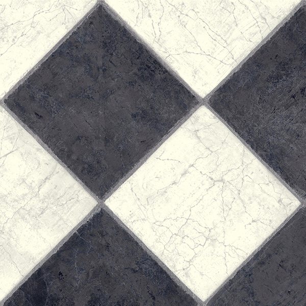 Prélart Lifetime French Marble Black & White 12' - 3 mm (vendu en vg²)