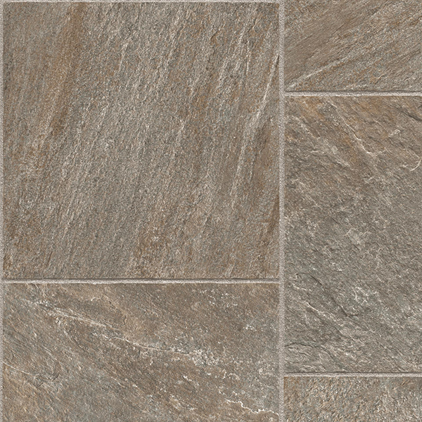 Vinyl Sheet Lifetime Quartzite Tile Green 12' - 3 mm (Sold in Sqyd)