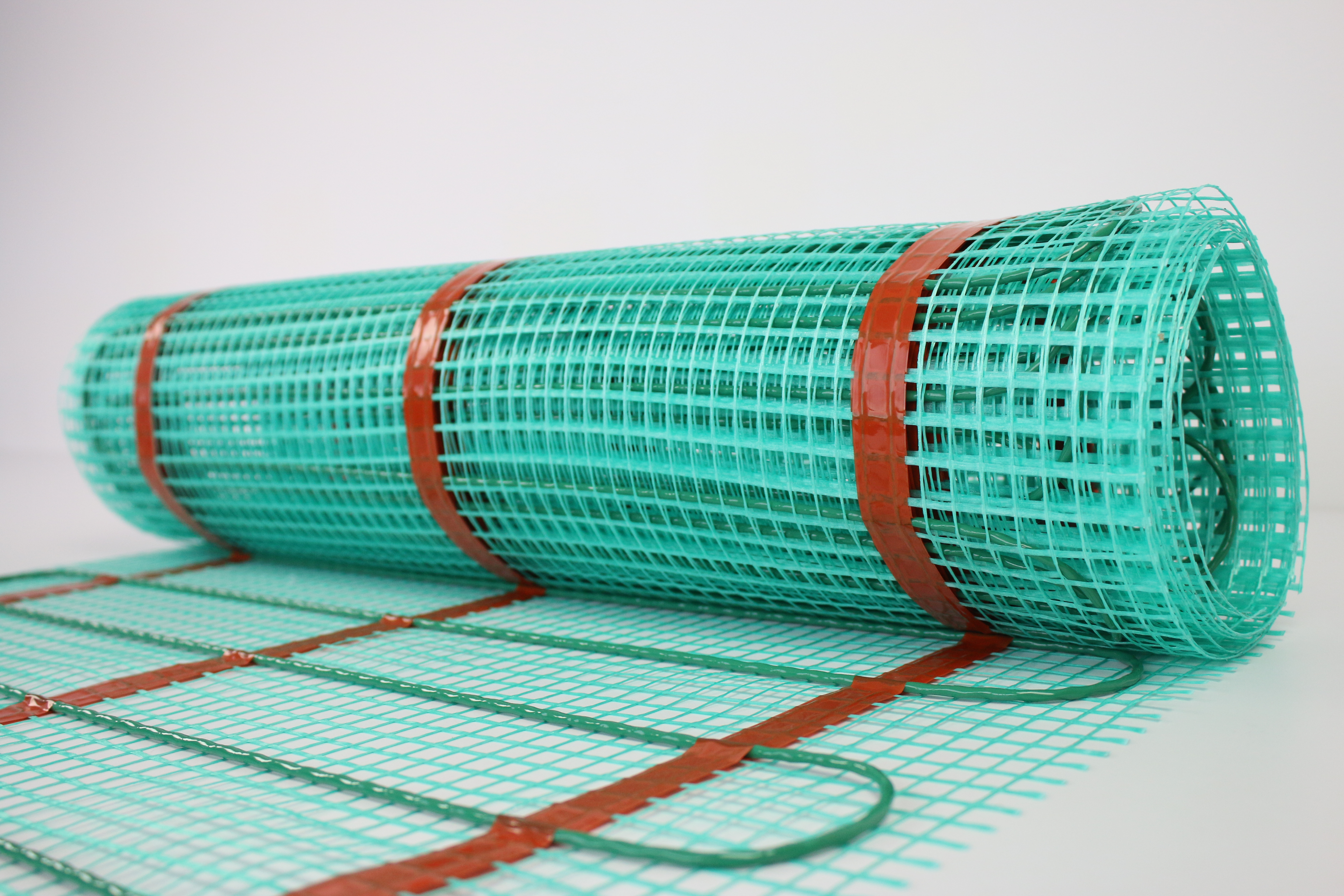 Flextherm Green Cable Mat 3W 240V 24" x 4.3' (8.6 sqft) FloorBox