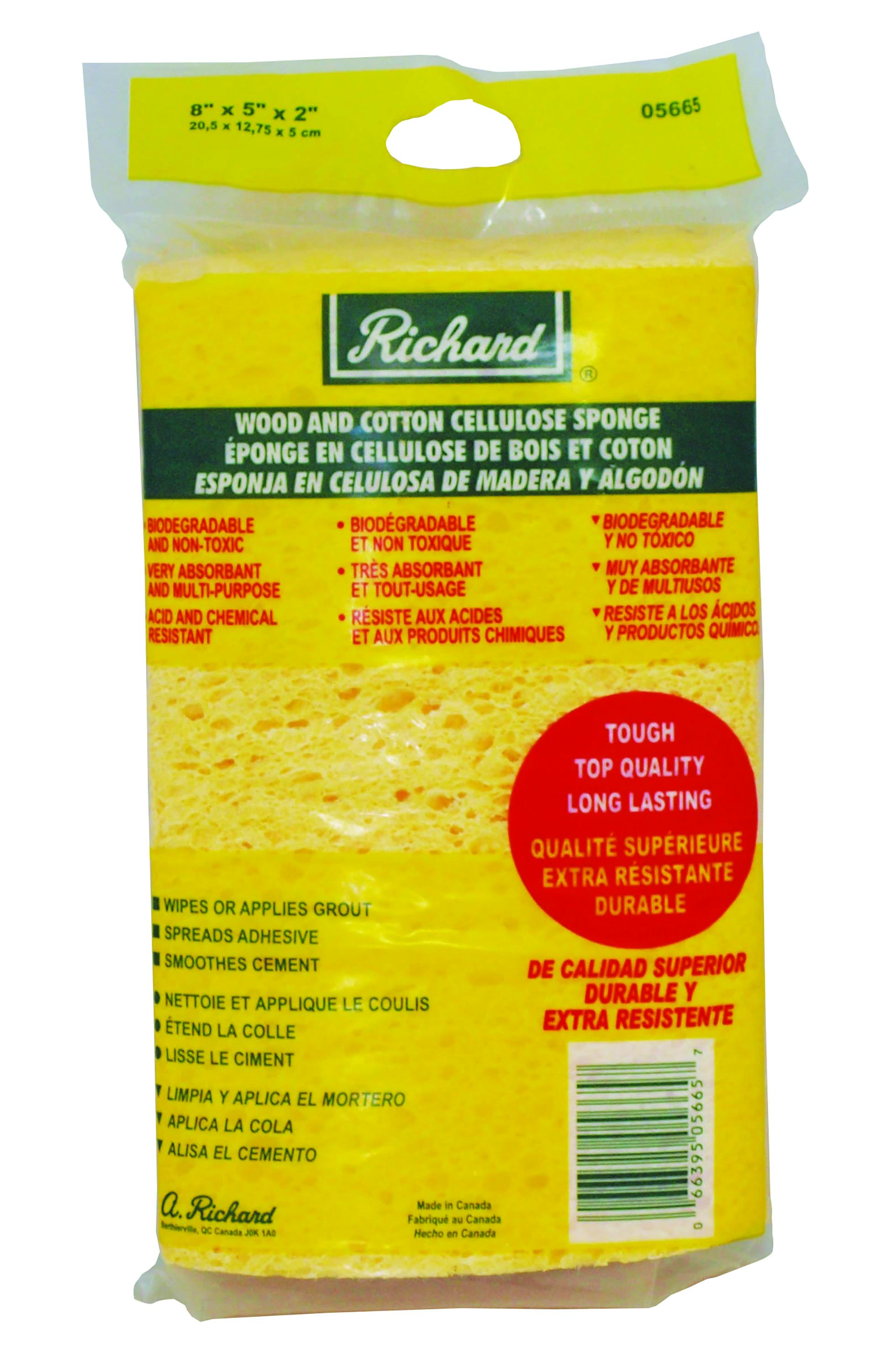Richard - Wood and Cotton Cellulose Sponge | FloorBox