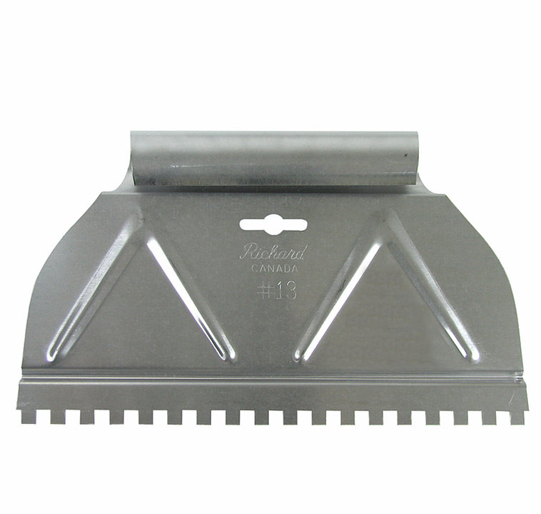 9" Adhesive Spreader (3/16x1/8x1/8") V Notch