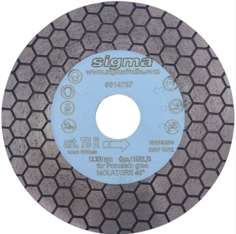 Roue de meulage diamantée à double fonction 4-1/2"