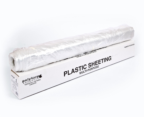 Multipurpose Polyethylene Film Light, clear, 10' x 1000 sq. ft