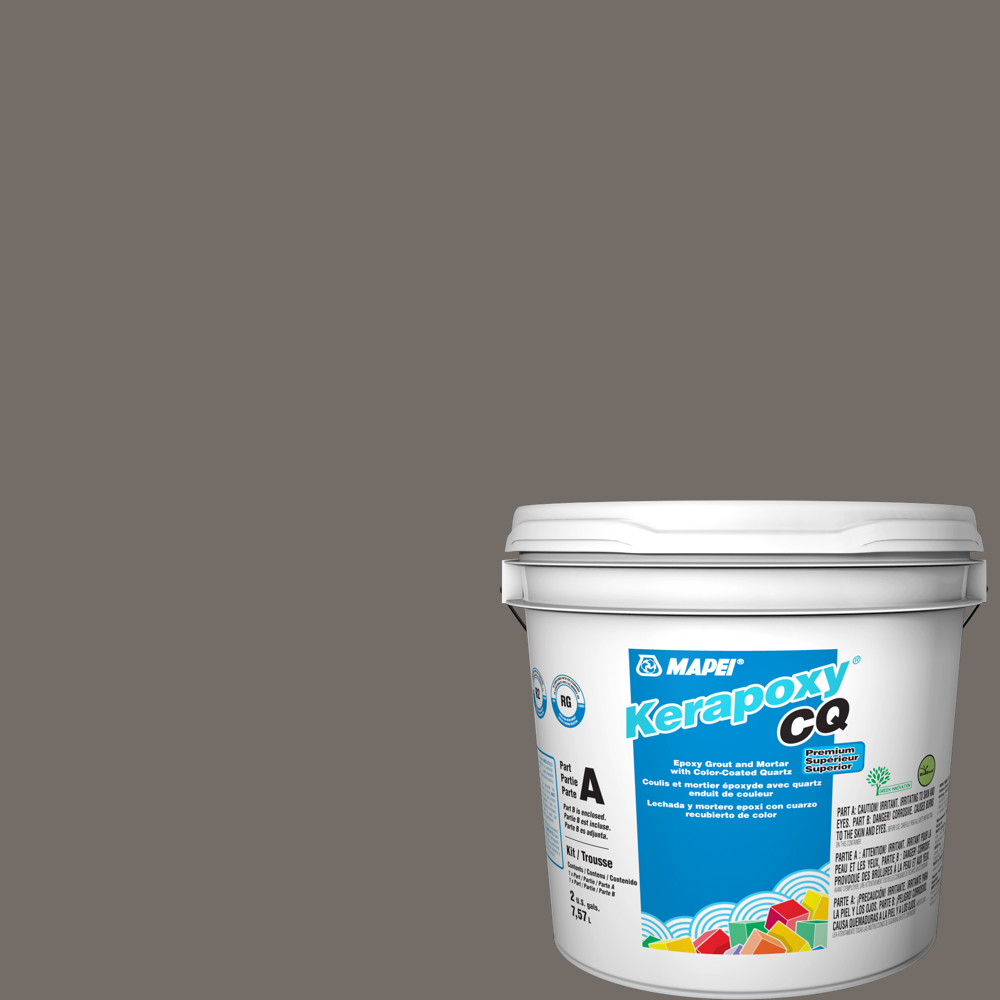 Kerapoxy CQ Premium Epoxy Grout with Color-Coated Quartz - #09 Gray - 7.57 L