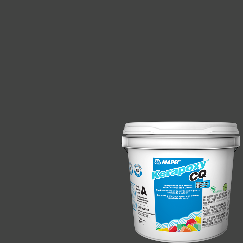 Kerapoxy CQ Premium Epoxy Grout with Color-Coated Quartz - #10 Black - 7.57 L