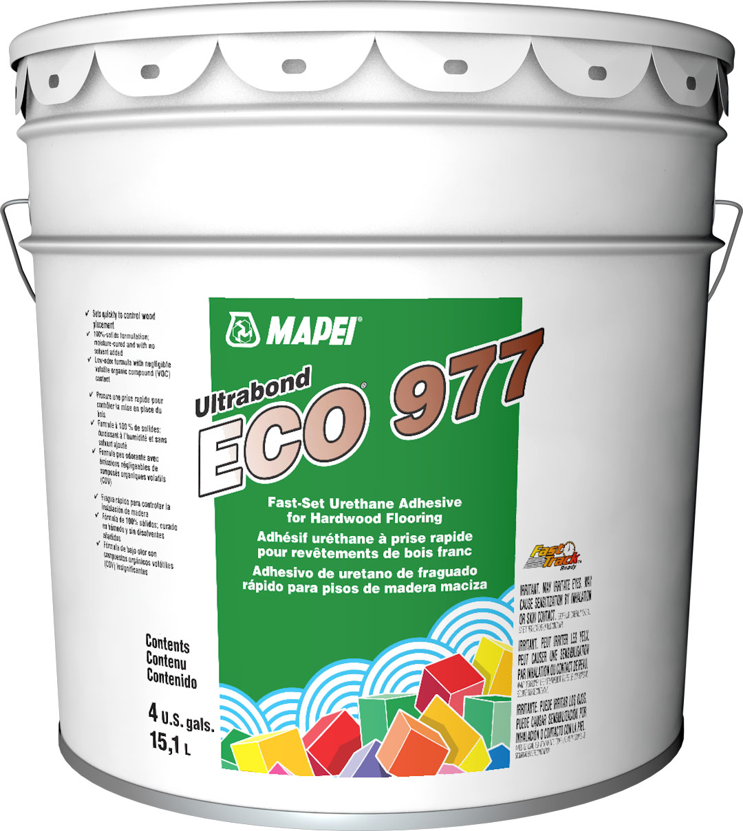 Ultrabond ECO 977 Adhésif uréthane à prise rapide pour revêtements de bois franc 15.1 L