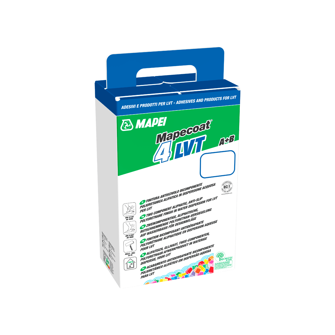 Mapecoat 4 LVT Anti-Slip Polyurethane Finish, Matte - 10 Gloss