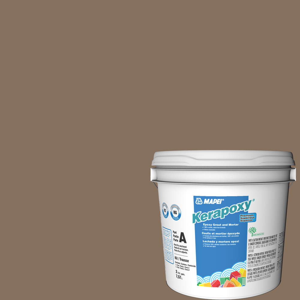 Kerapoxy Kit Premium Epoxy Grout #42 Mocha 7.57 L
