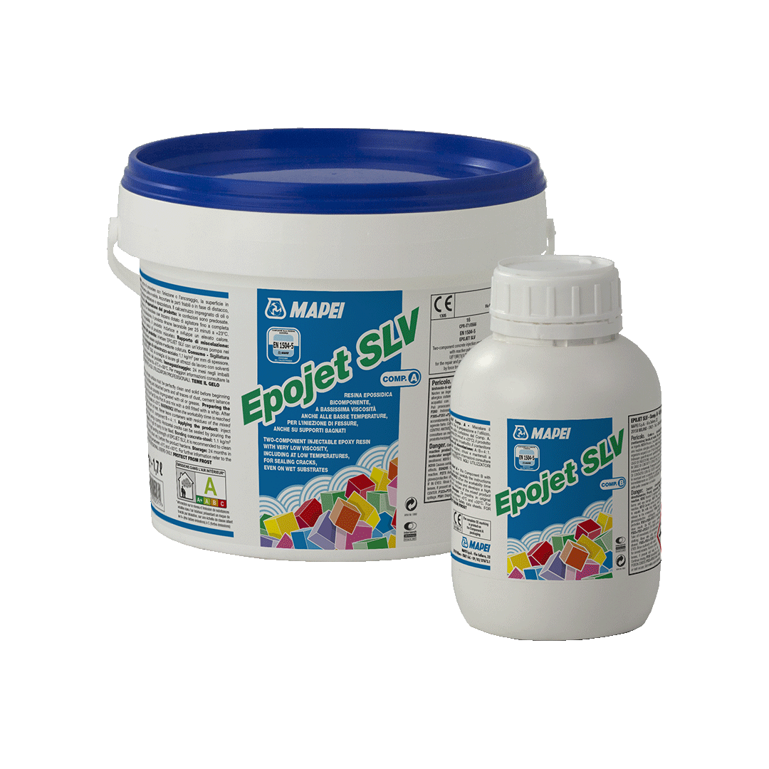 Epojet SLV [NA] Epoxy Injection Resin Kit Part A & B for Crack Repair 1.25 gal