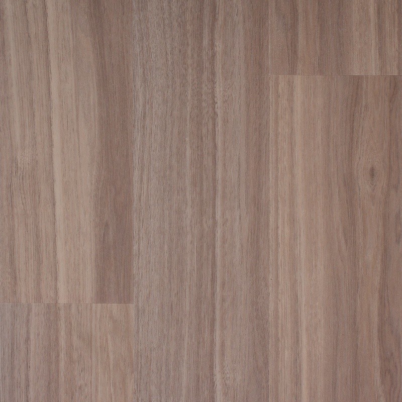 Planches de vinyle Sonata Wood noyer européen taupe Collé au sol 6" x 48"